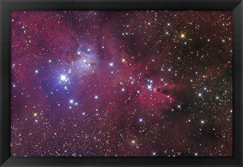 Framed Cone Nebula Print