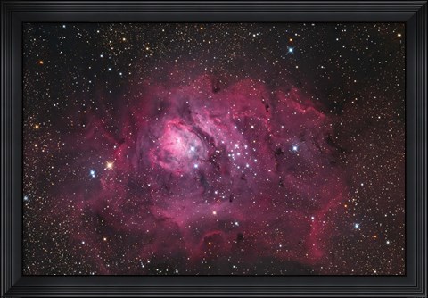 Framed Lagoon Nebula Print