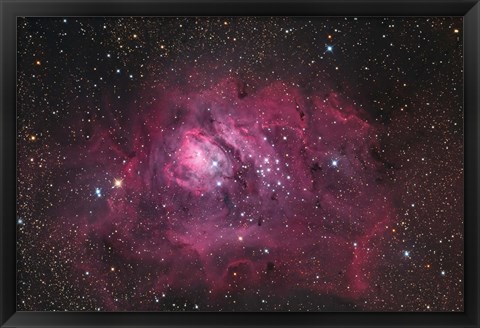 Framed Lagoon Nebula Print