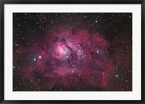 Framed Lagoon Nebula Print