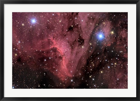 Framed Pelican Nebula Print