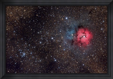 Framed Trifid Nebula Print
