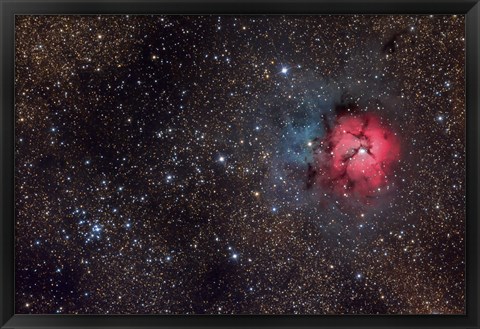 Framed Trifid Nebula Print