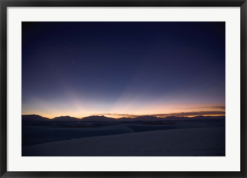 Framed Sunset Print