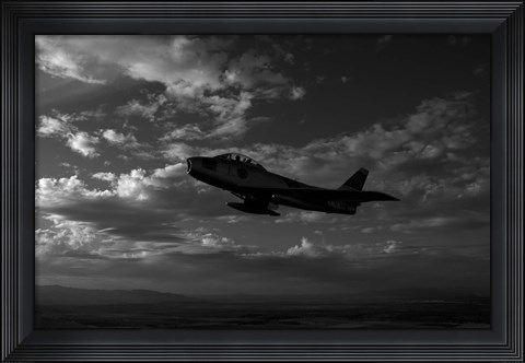 Framed F-86F Sabre Print