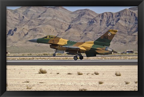 Framed US Air Force F-16 Print