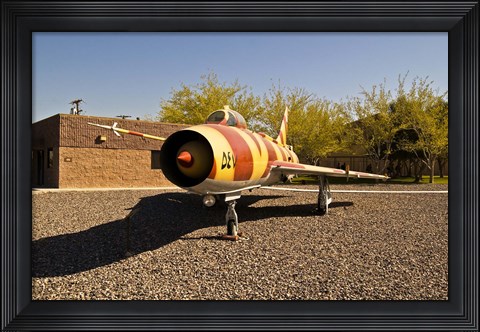 Framed Sukhoi Su-7 Fighter Plane Print