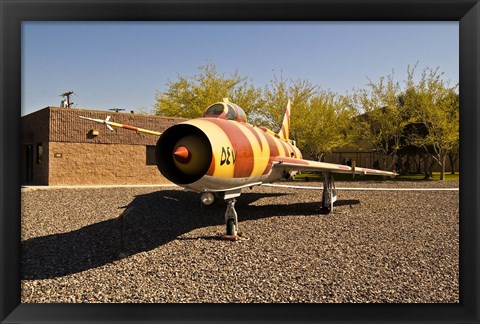 Framed Sukhoi Su-7 Fighter Plane Print