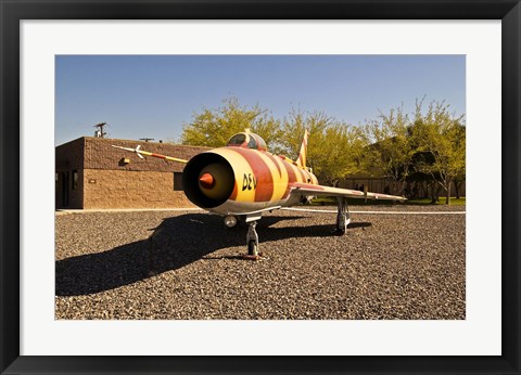 Framed Sukhoi Su-7 Fighter Plane Print