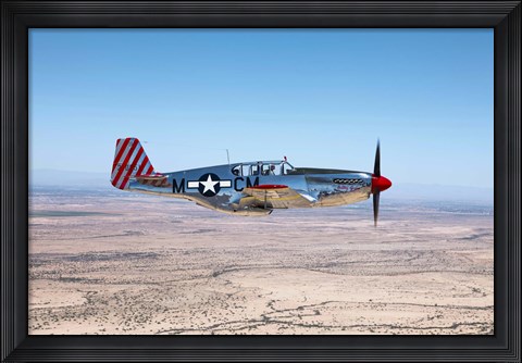 Framed TP-51C Mustang Print
