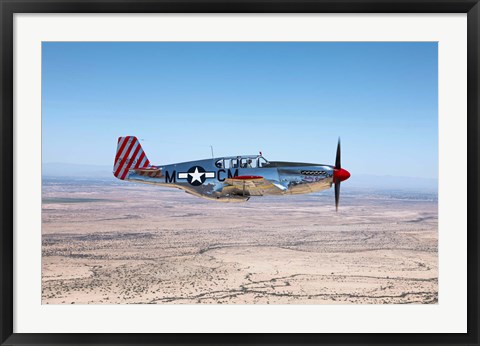 Framed TP-51C Mustang Print