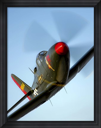 Framed Bell P-63 Kingcobra Print