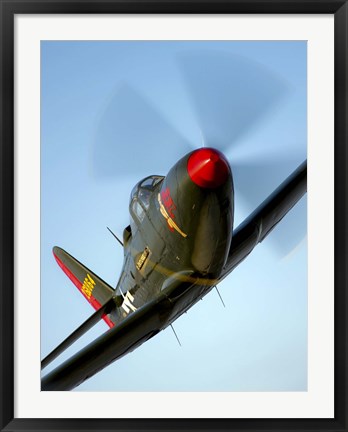 Framed Bell P-63 Kingcobra Print