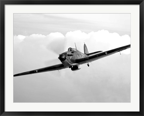 Framed Hawker Hurricane Aircraft Print