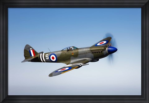 Framed Supermarine Spitfire Mk-18 Print
