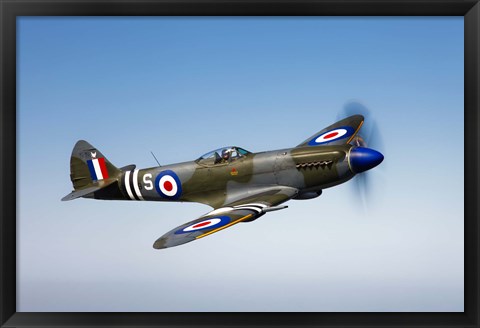 Framed Supermarine Spitfire Mk-18 Print
