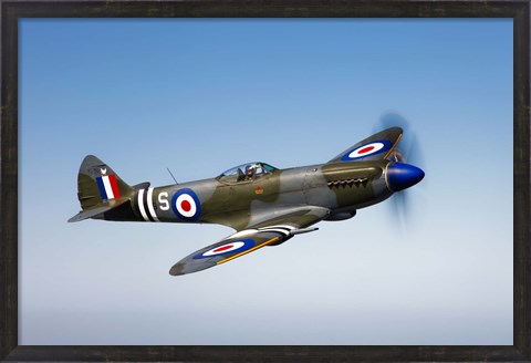 Framed Supermarine Spitfire Mk-18 Print