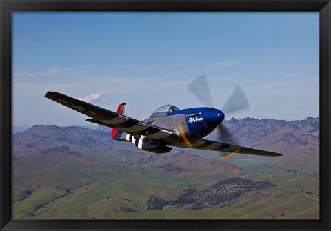 Framed P-51D Mustang 2 Print