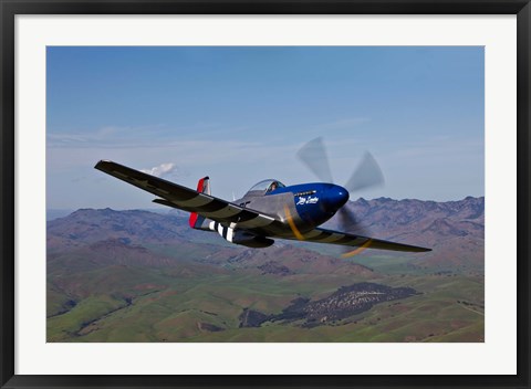 Framed P-51D Mustang 2 Print