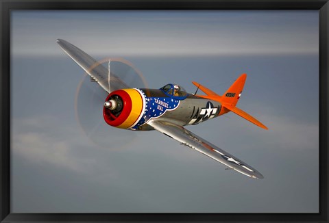 Framed Republic P-47D Thunderbolt Print