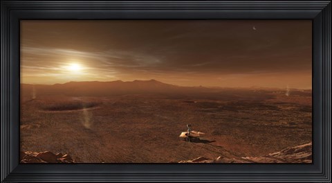 Framed Mars Exploration Rover Spirit Print