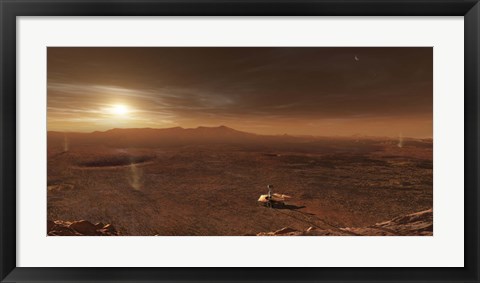 Framed Mars Exploration Rover Spirit Print