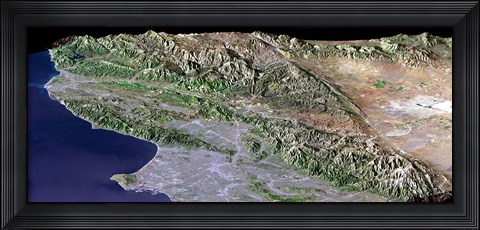 Framed Los Angeles, California Print