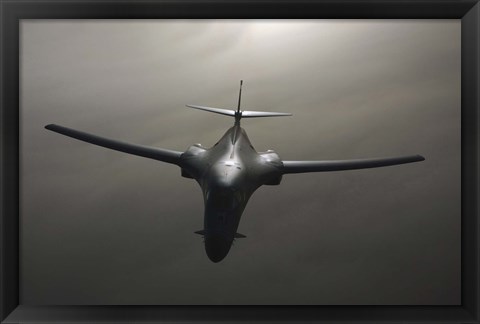 Framed B-1 Bomber Print