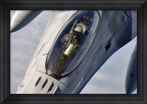 Framed Belgian F-16 Fighting Falcon Print