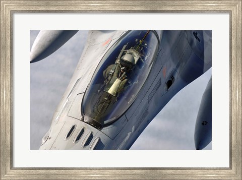 Framed Belgian F-16 Fighting Falcon Print