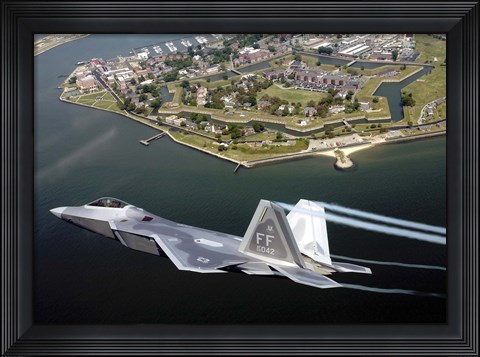 Framed F/A 22 Raptor Print