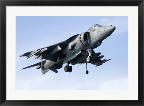 Framed AV-8B Harrier Print