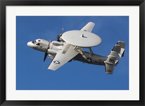 Framed E-2C Hawkeye Print