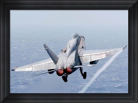 Framed F/A-18 Hornet Print