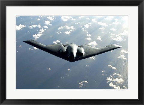 Framed B-2 Spirit Bomber Print