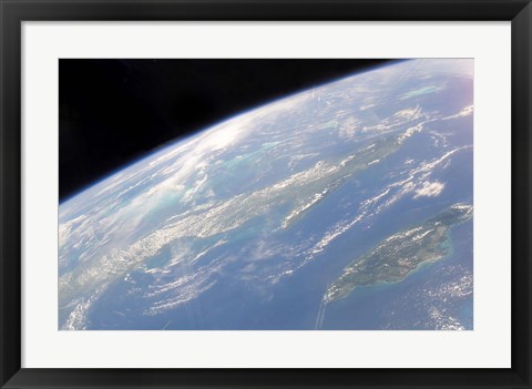 Framed Cuba and Jamaica Print