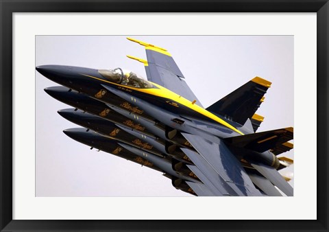 Framed Four Blue Angels F/A-18C Hornets Print