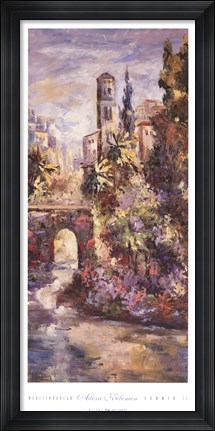 Framed Mediterranean Summer II Print