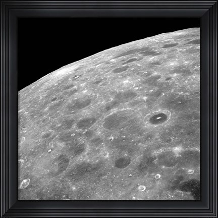 Framed Lunar Surface Print
