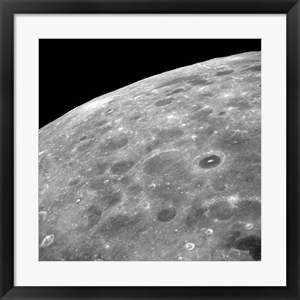 Framed Lunar Surface Print