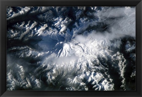 Framed Mount Rainier, Washington Print