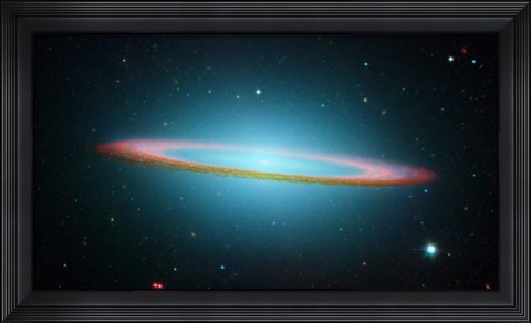 Framed Sombrero Galaxy Print