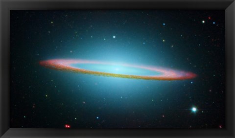 Framed Sombrero Galaxy Print