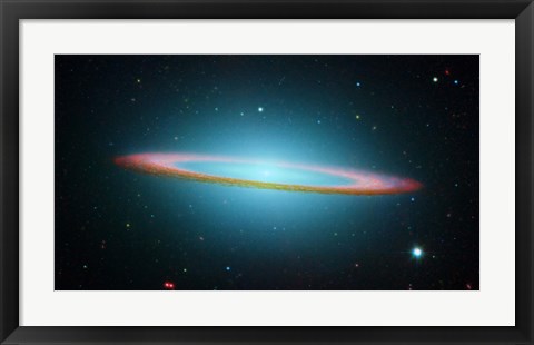 Framed Sombrero Galaxy Print