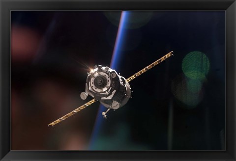 Framed Soyuz TMA-5 Spacecraft Print