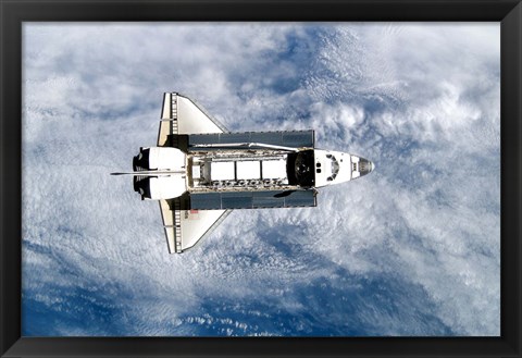 Framed Space Shuttle Atlantis Print