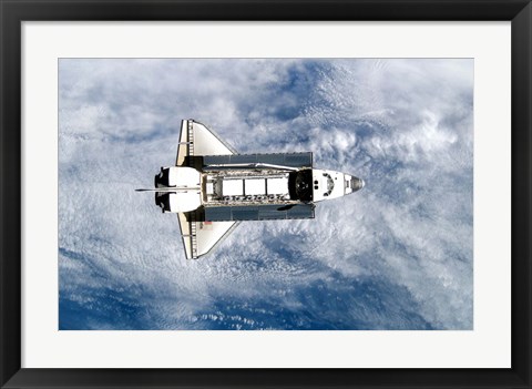 Framed Space Shuttle Atlantis Print