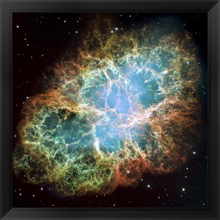 Framed Crab Nebula Print