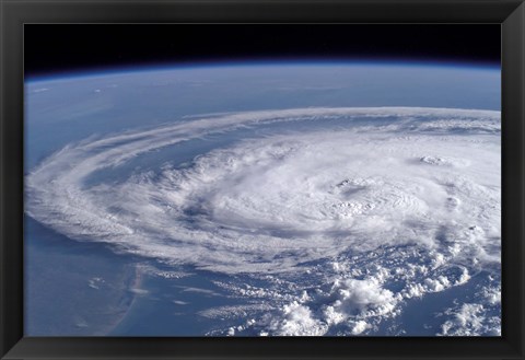 Framed Tropical Storm Claudette Print