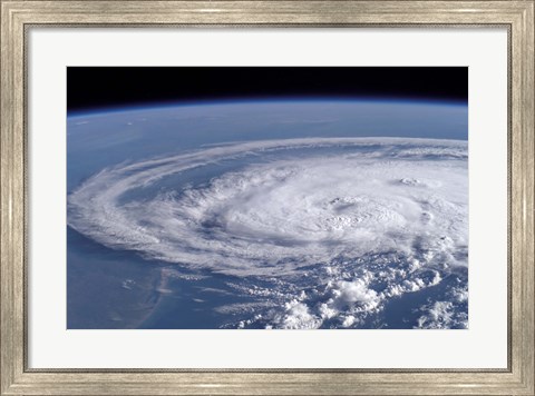 Framed Tropical Storm Claudette Print